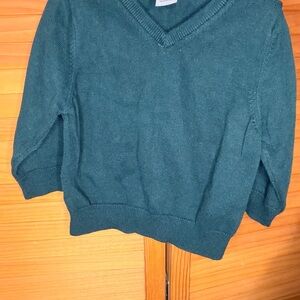 Carter's Green V-Neck Sweater
